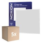 Voordeelpak 5x Noxion LED Paneel Ecowhite V4.0 28W 3360lm - 830-840-865 CCT | 60x60cm - UGR <19 - Philips driver