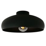 Eglo Plafondlamp Mogano Staal Zwart | Geschikt voor E27