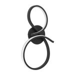 Eglo Wandlamp Serpins Staal Zwart 11.4W 1400lm - 830 Warm Wit